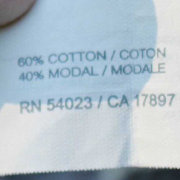 Old Navy Black Yellow Leaf Print Cotton Modal Blend Short Sleeve Tee Sz XL - Picture 6 of 6